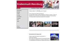 Desktop Screenshot of knabenmusik.meersburg.de
